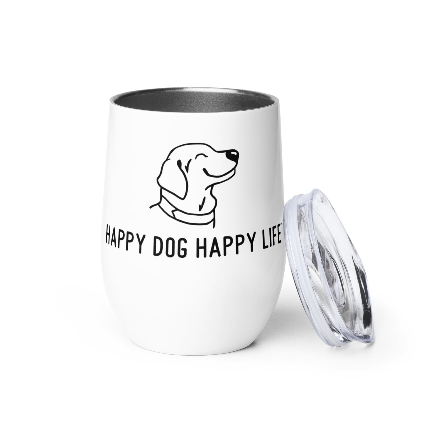 Happy Dog Wine Tumbler