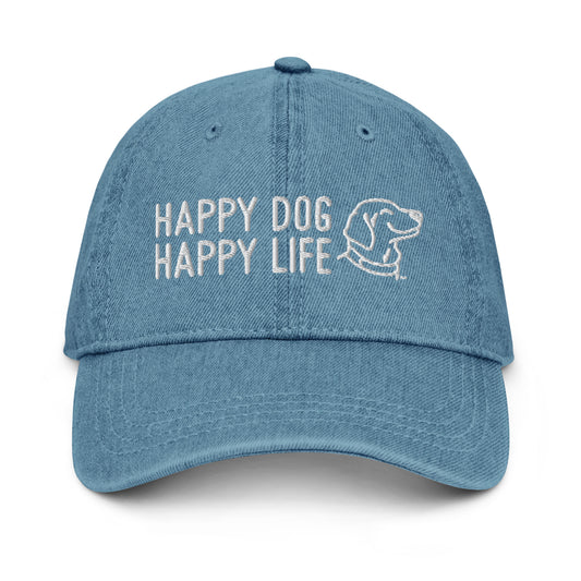 Happy Dog Denim Hat