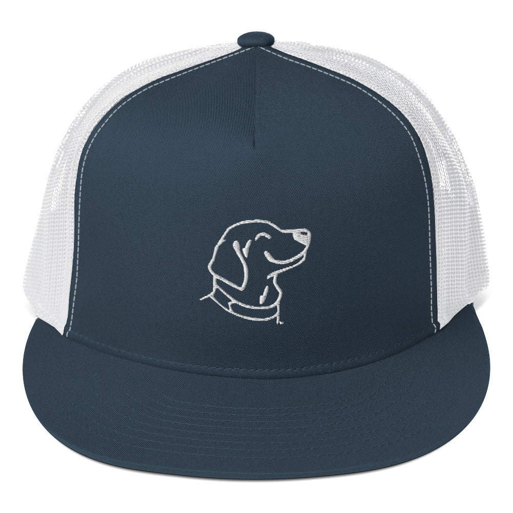 Dog trucker hat sale